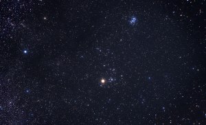 Taurus, Aldebaran, Crab Nebula and Pleidies seen with Hubble telescope